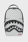 Sprayground B8256 Red Stencil Shark Back Pack - White