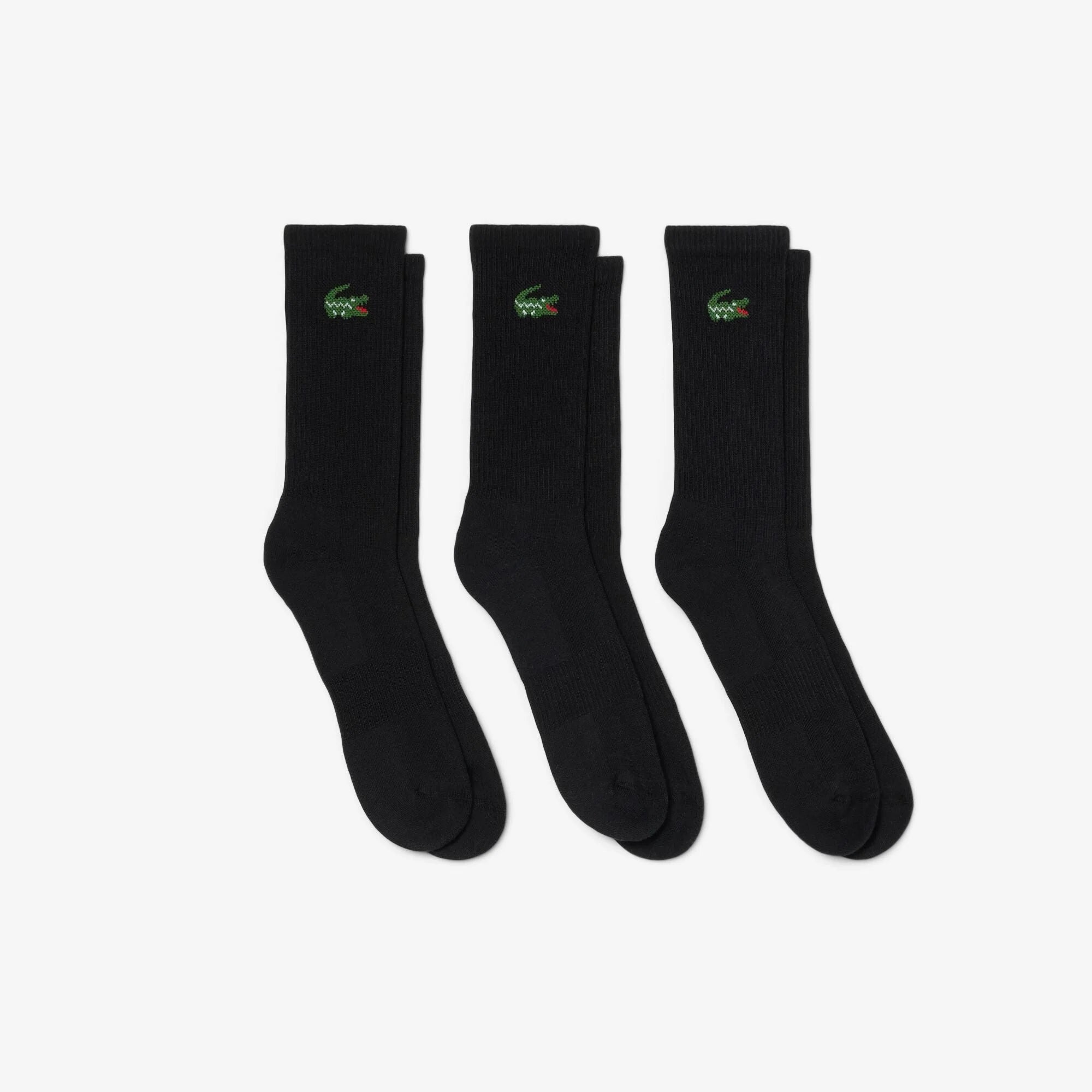 Lacoste RA9246-00 Unisex Crew Socks 031 - Black
