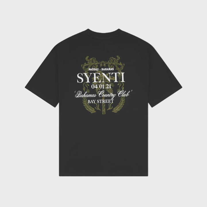 Syenti Country Club T-Shirt - Black