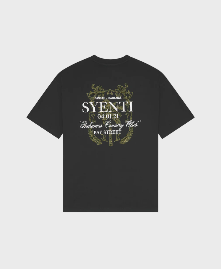Syenti Country Club T-Shirt - Black
