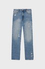 Syenti Emblem Jeans - Light Blue