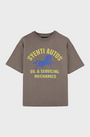 Syenti Oil & Servicing T-Shirt - Light Brown