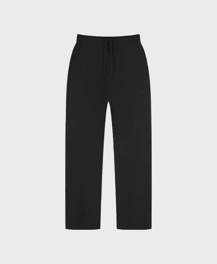 Syenti Straight Leg Sweatpants Black