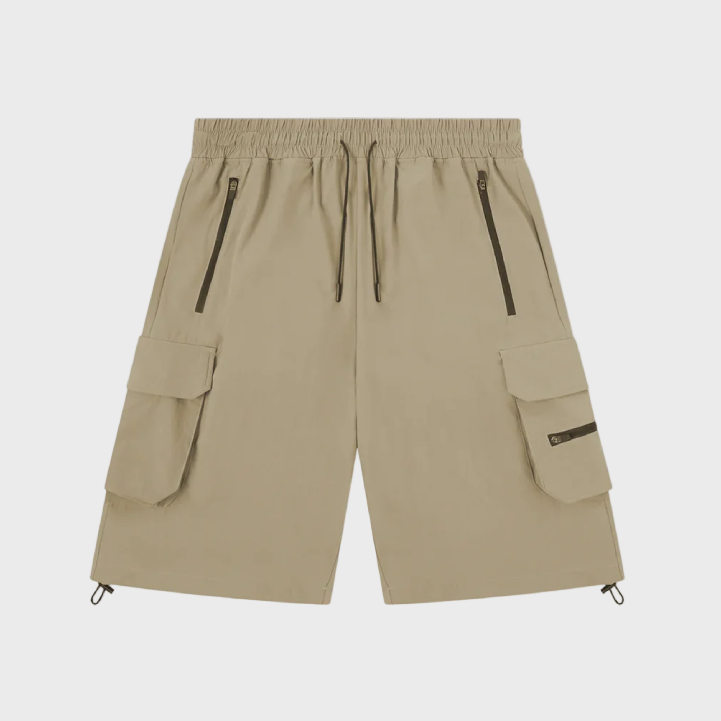 Syenti Techical Cargo Shorts - Beige