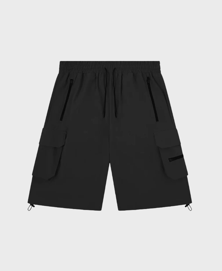 Syenti Techical Cargo Shorts - Black