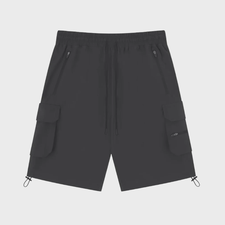 Syenti Technical Cargo Shorts - Dark Grey