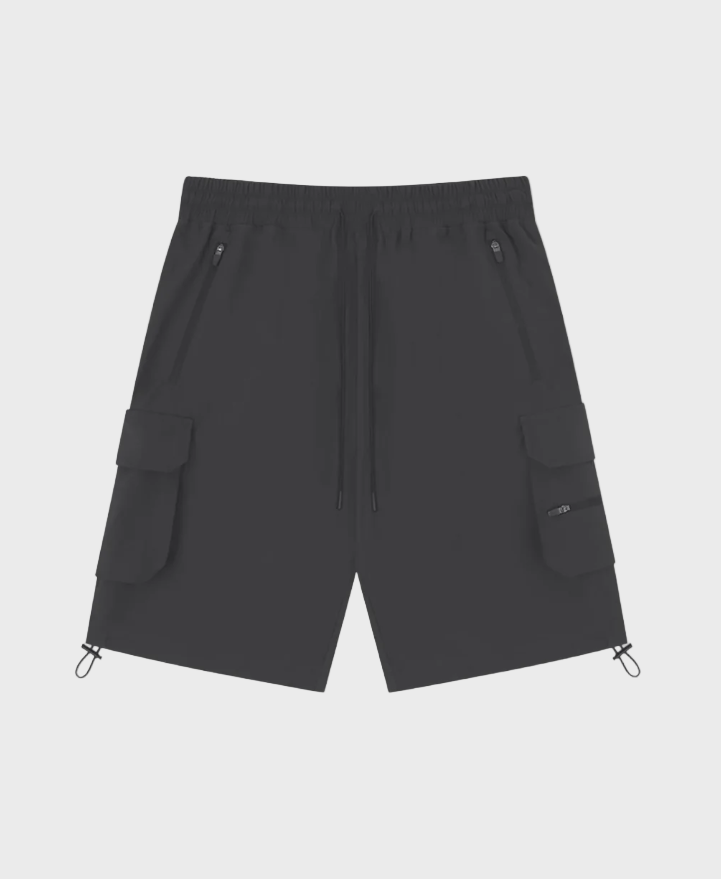 Syenti Technical Cargo Shorts - Dark Grey