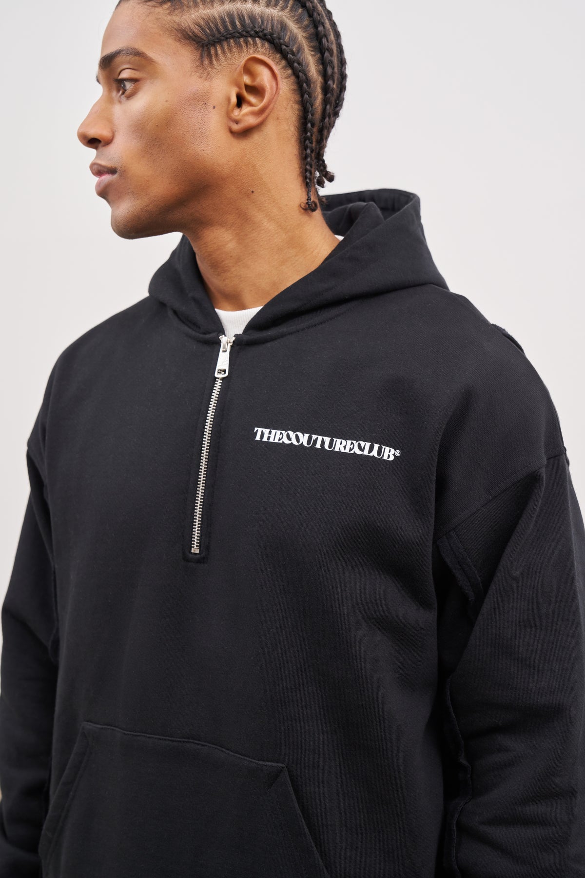 Couture club black hoodie hotsell