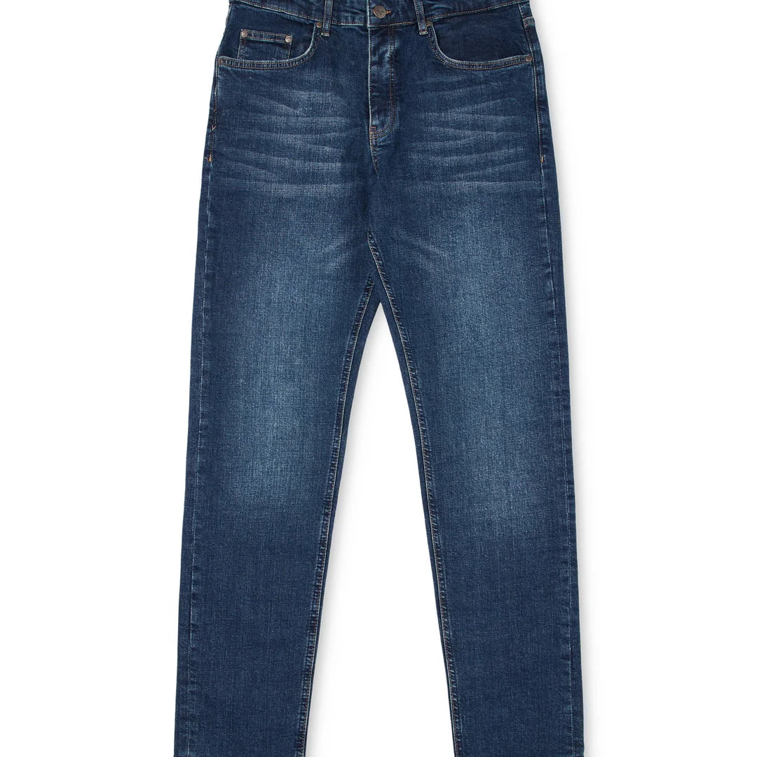 Weekend Offender SDVDEN Dark Vintage Straight Fit Jeans