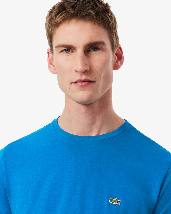 Lacoste TH6709 Cotton Pima T-Shirt - 3D3 Denim Blue