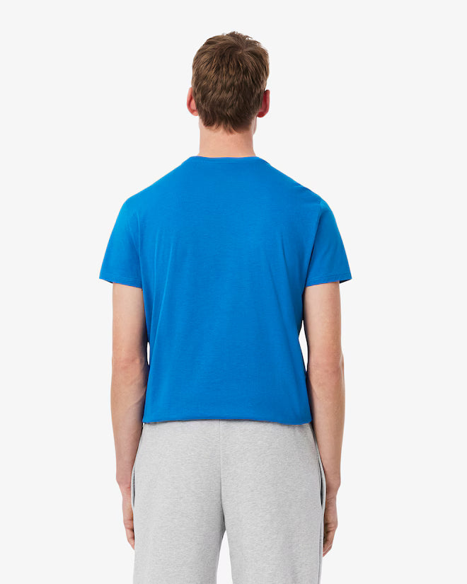 Lacoste TH6709 Cotton Pima T-Shirt - 3D3 Denim Blue