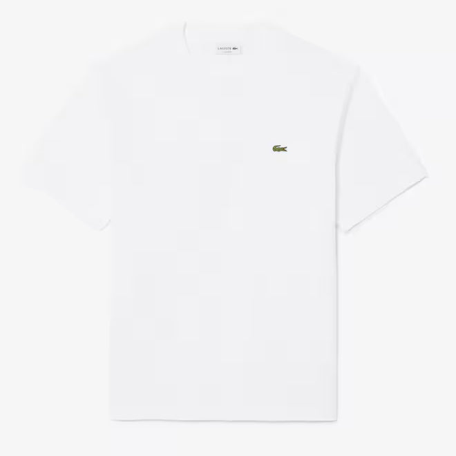 Lacoste TH7318-00 AD985 Crewneck T-Shirt 001 - White