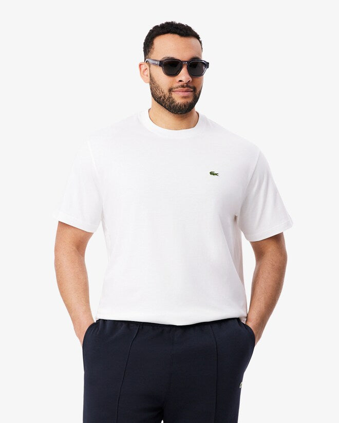 Lacoste TH7318-00 AD985 Crewneck T-Shirt 001 - White