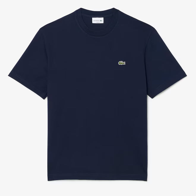 Lacoste TH7318-00 AD985 Crewneck T-Shirt 166 - Navy Blue