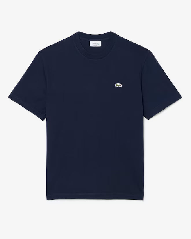 Lacoste TH7318-00 AD985 Crewneck T-Shirt 166 - Navy Blue