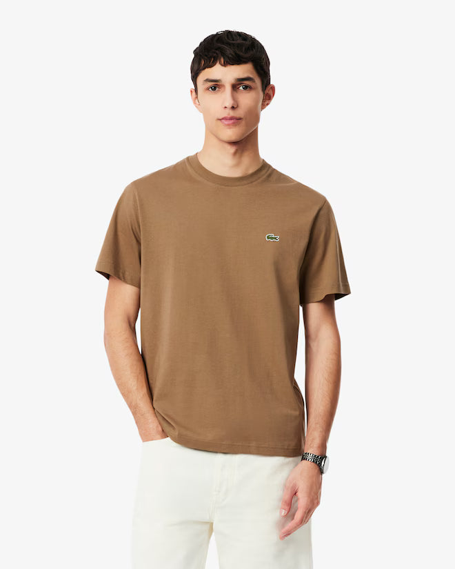 Lacoste TH7318-00 AD985 Crewneck T-Shirt SIX - Cookie