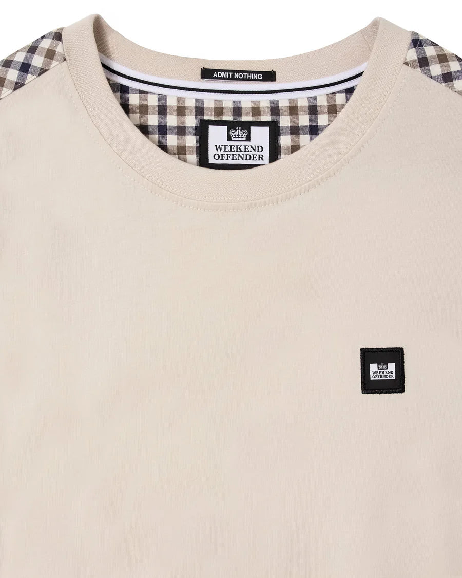 Weekend Offender TS1B04 Medea Mid House T-Shirt - Cement