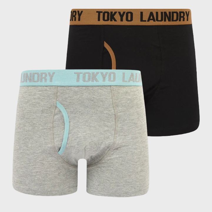 Tokyo Laundry Abbots 2 Boxers (2 Pack)