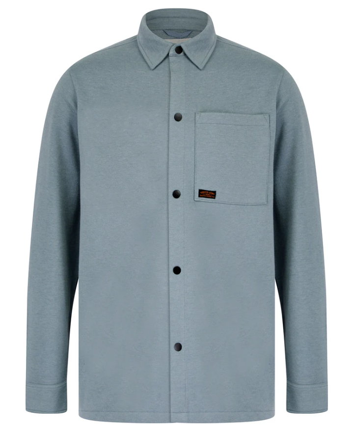 Tokyo Laundry Commander Overshirt - Cool Grey