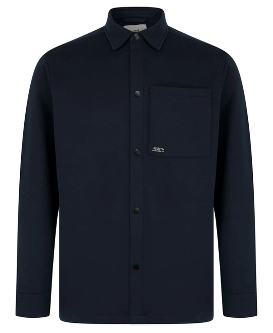 Tokyo Laundry Commander Overshirt - Sky Captain Navy
