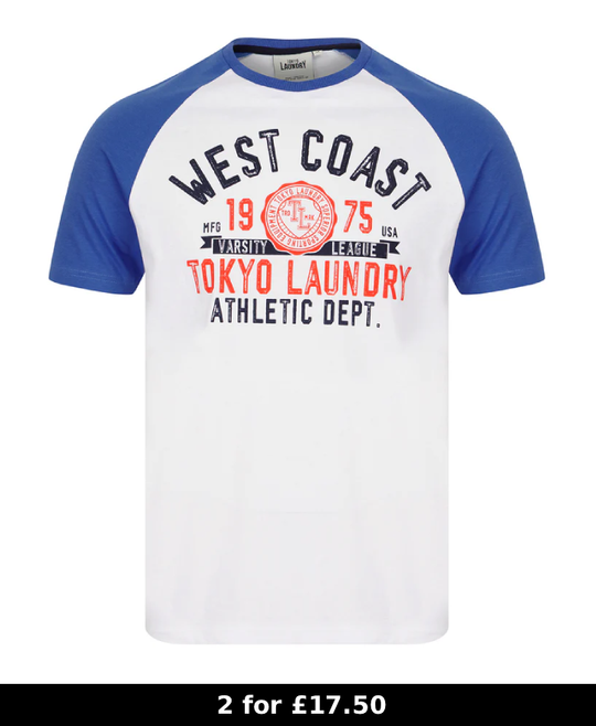 Tokyo Laundry Dewalt T-Shirt - Dazzling Blue