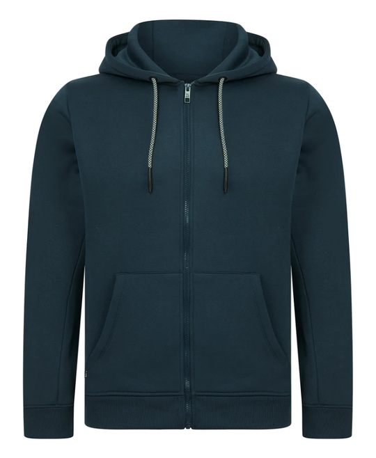 Tokyo Laundry Emund Zip Through Hoodie - Midnight Navy