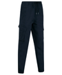 Tokyo Laundry Fairbanks Stretch Cotton Blend Elastic Waist Multi-Pocket Cargo Trousers - Sky Captain Navy