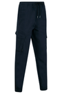 Tokyo Laundry Fairbanks Stretch Cotton Blend Elastic Waist Multi-Pocket Cargo Trousers - Sky Captain Navy