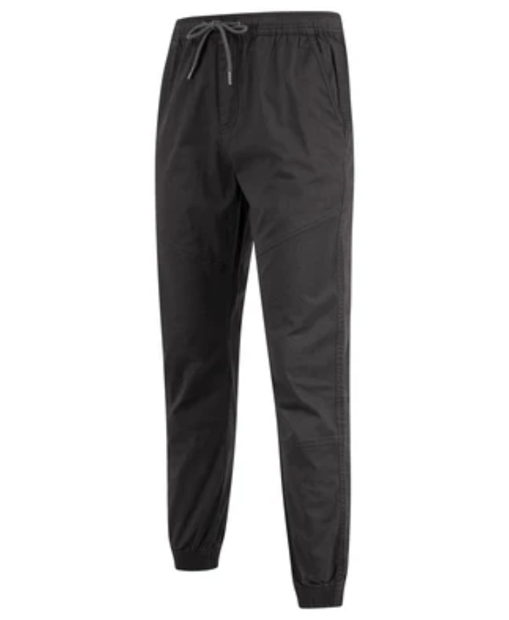Tokyo Laundry Portmany 2 Stretch Cotton Twill Cuffed Cargo Jogger Pants - Asphalt Grey