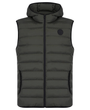 Tokyo Laundry Tamaki Quilted Hooded Puffer Gilet - Khaki