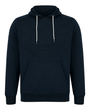 Tokyo Laundry Tides Embossed Motif Brushback Fleece Pullover Hoodie - Sky Captain Navy