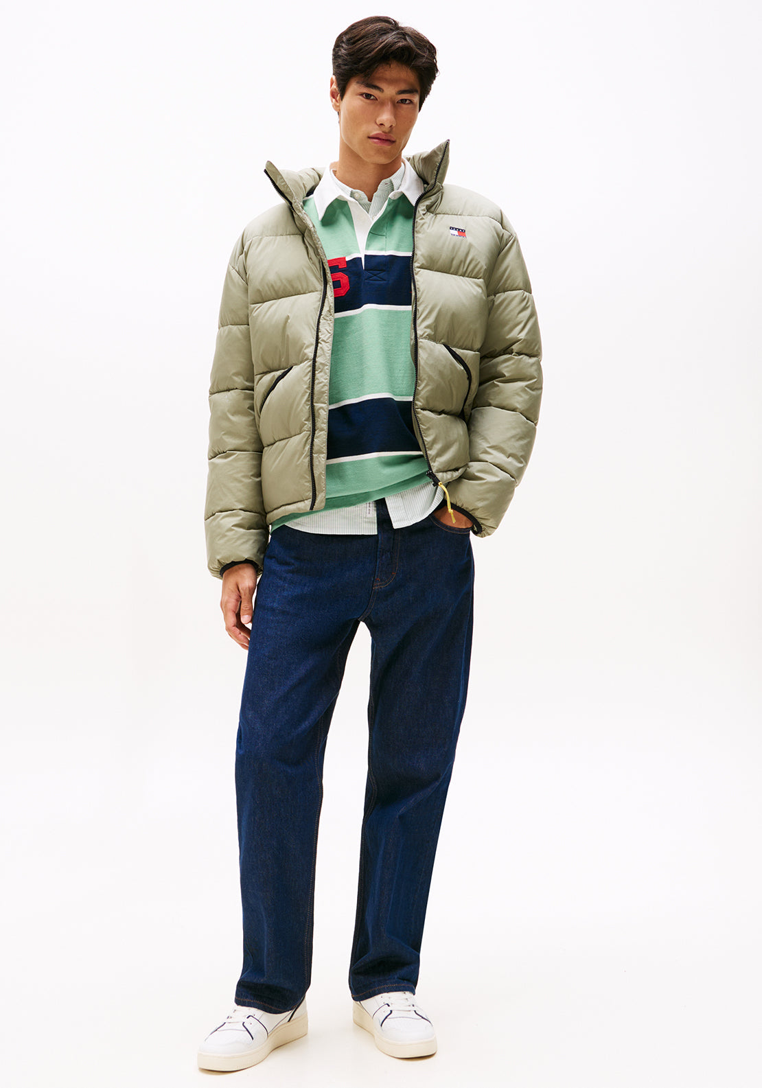 Tommy Jeans Vail Puffer Jacket - Utility Sage