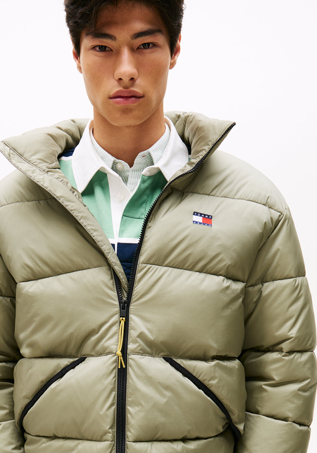Tommy Jeans Vail Puffer Jacket - Utility Sage