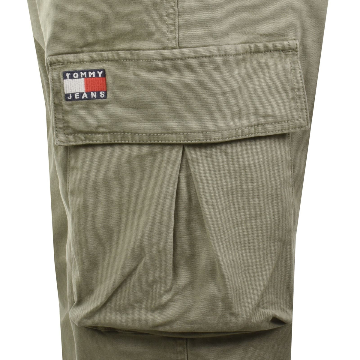 Tommy Jeans DM0DM23710M04 Otis Canvas Cargo Trousers - Rocky Mountain