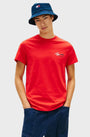 Tommy Jeans DM0DM22438XL8 Slim Signature T-Shirt - Rapid Red