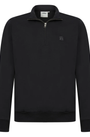 Toyko Laundry Diageo Quarter Zip Funnel Neck Pullover Sweatshirt - Sky Captain Navy