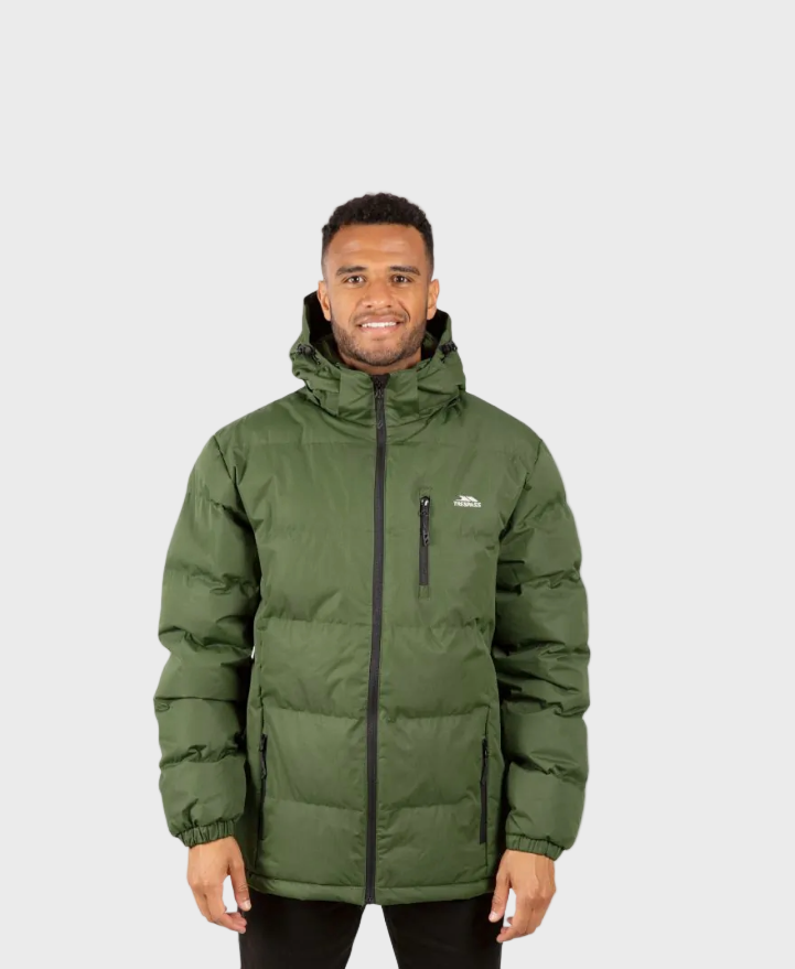 Trespass Clip Hooded Padded Casual Jacket