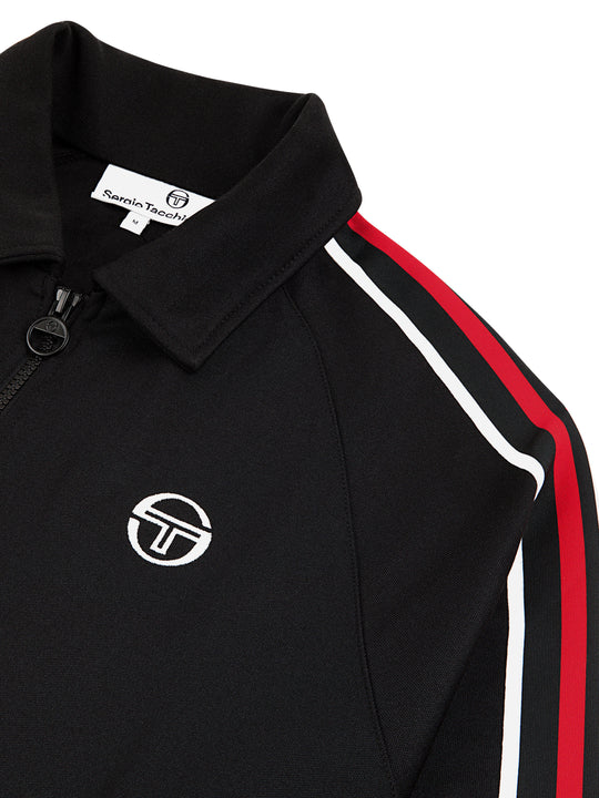 Sergio Tacchini STM21116 Renshaw Tape Track Top Black