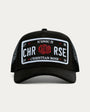 Christian Rose Red Rose Iconic II Hat - Black /White / Red