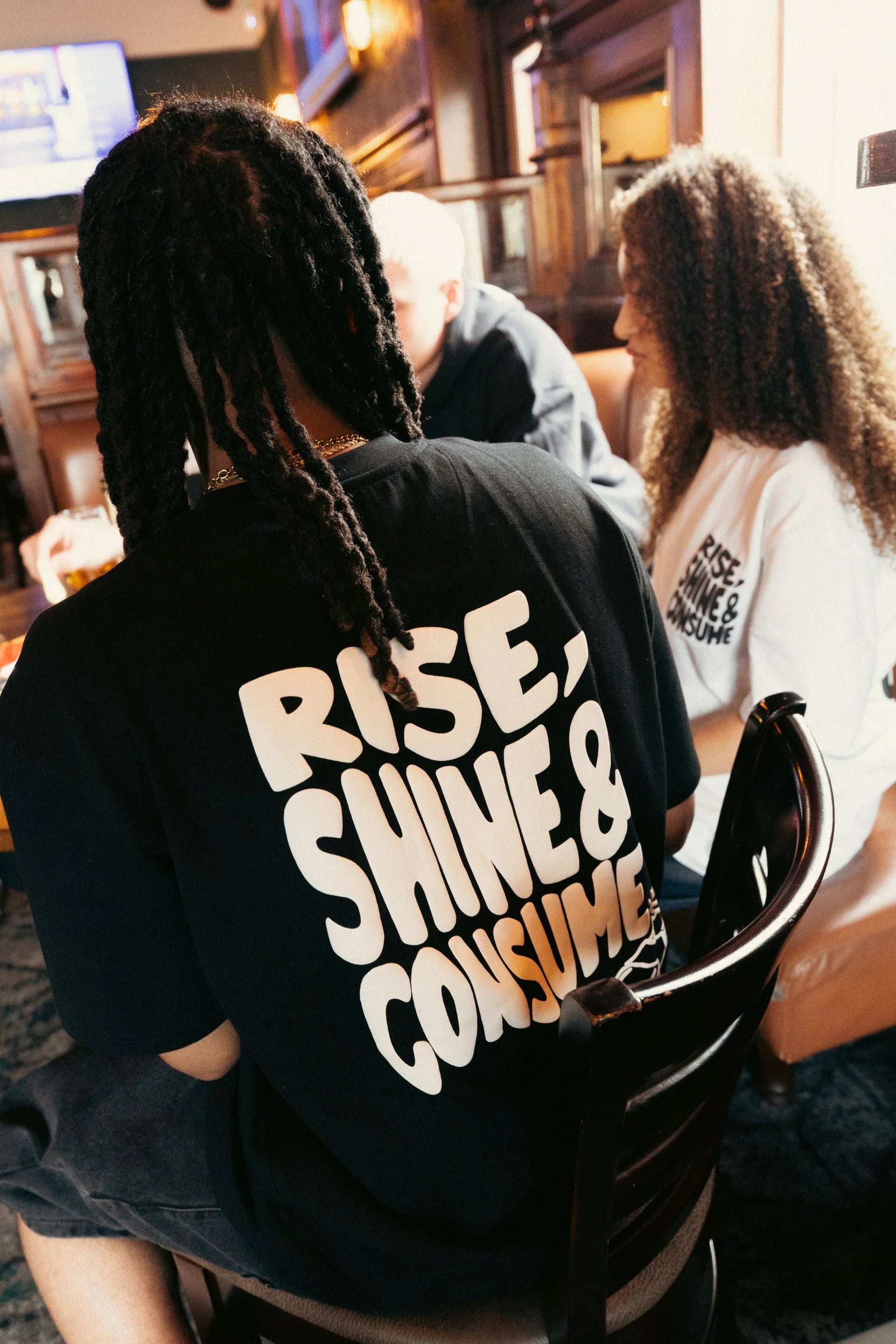 Fresh Flavours Rise, Shine & Consume T-Shirt - Black