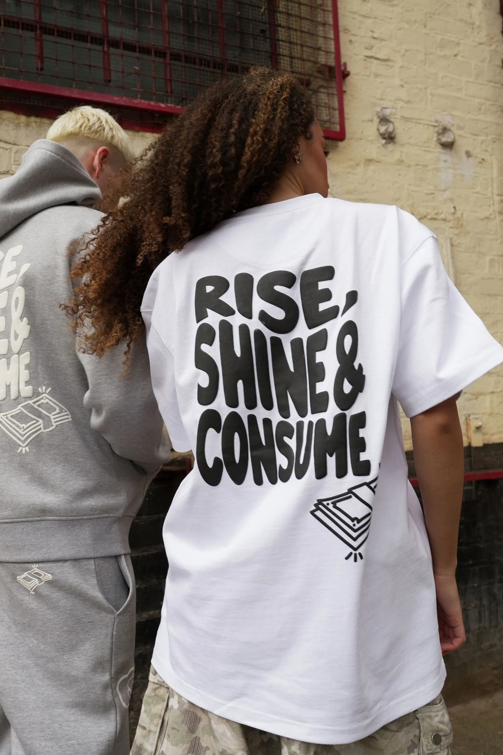 Fresh Flavours Rise, Shine & Consume T-Shirt - White