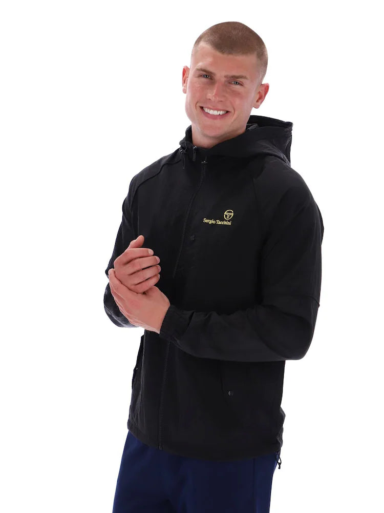Sergio Tacchini Maldini Hooded Jacket - Black