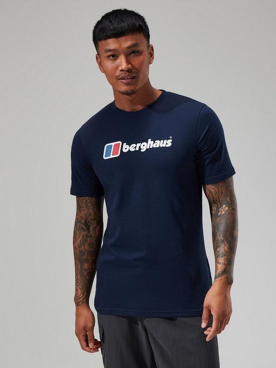 Berghaus Organic Big Classic Logo T-Shirt Navy