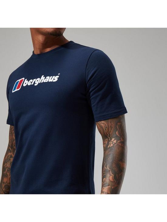 Berghaus Organic Big Classic Logo T-Shirt Navy