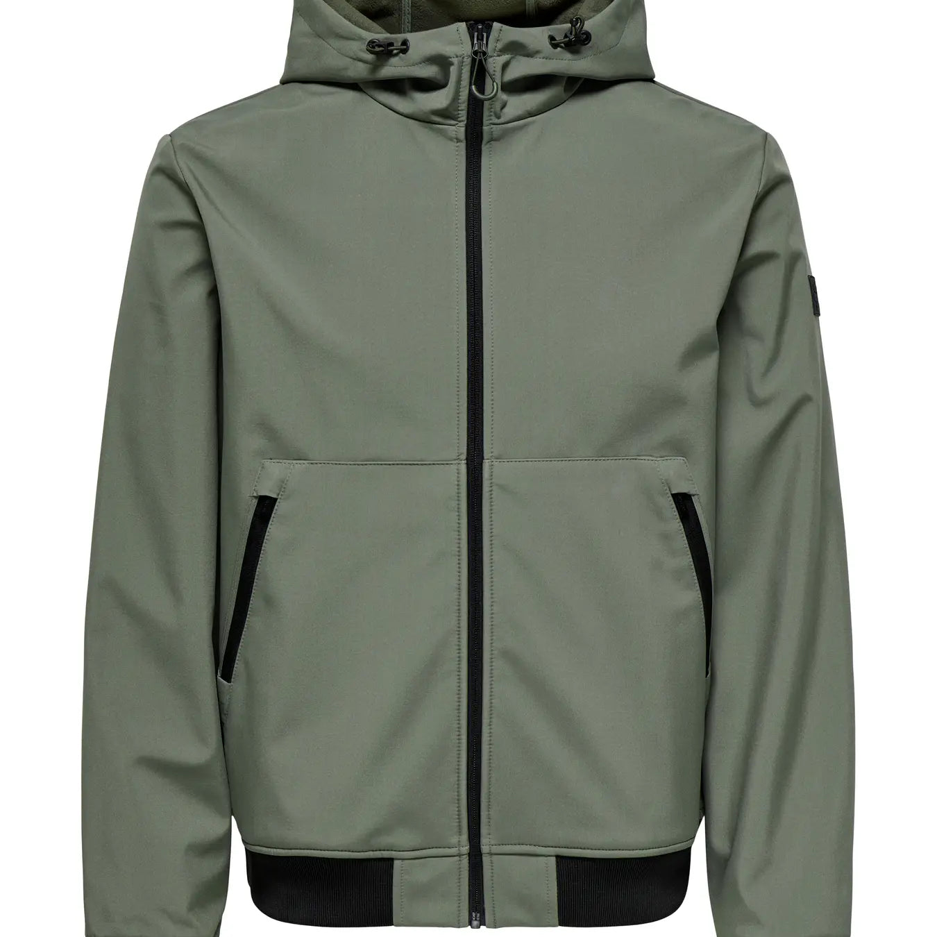 Only & Sons Bowie Softshell Bomber Jacket - Castor Gray