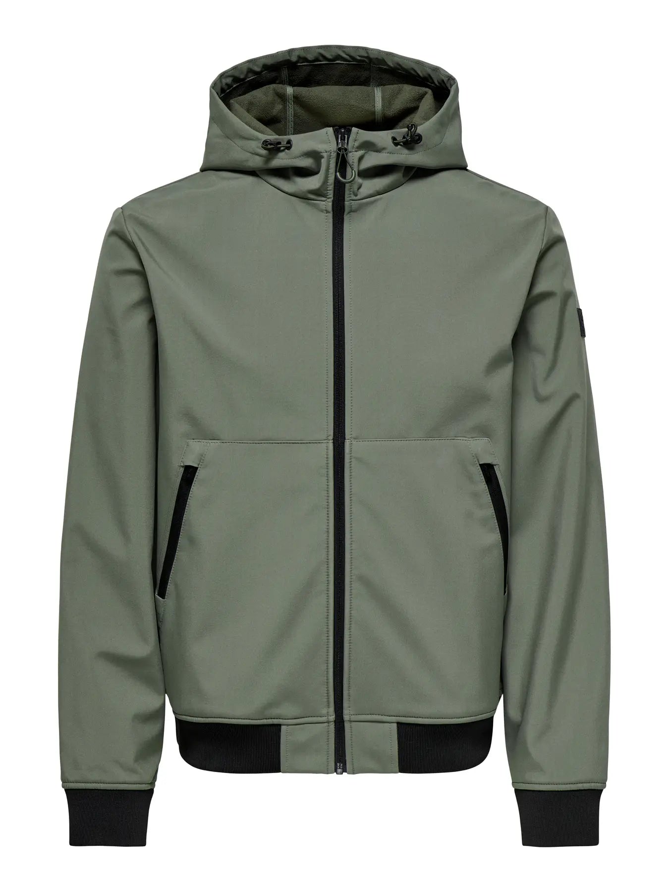 Only & Sons Bowie Softshell Bomber Jacket - Castor Gray