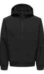 Only & Sons Bowie Softshell Bomber Jacket - Black