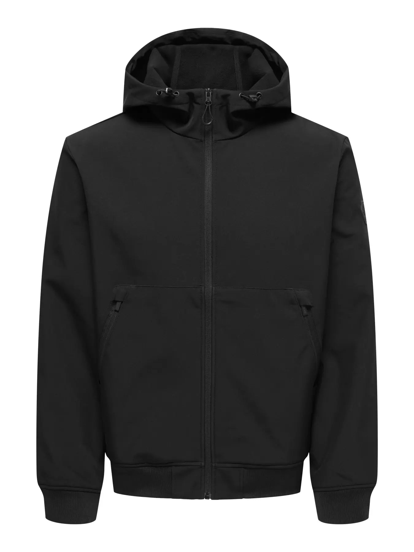 Only & Sons Bowie Softshell Bomber Jacket - Black