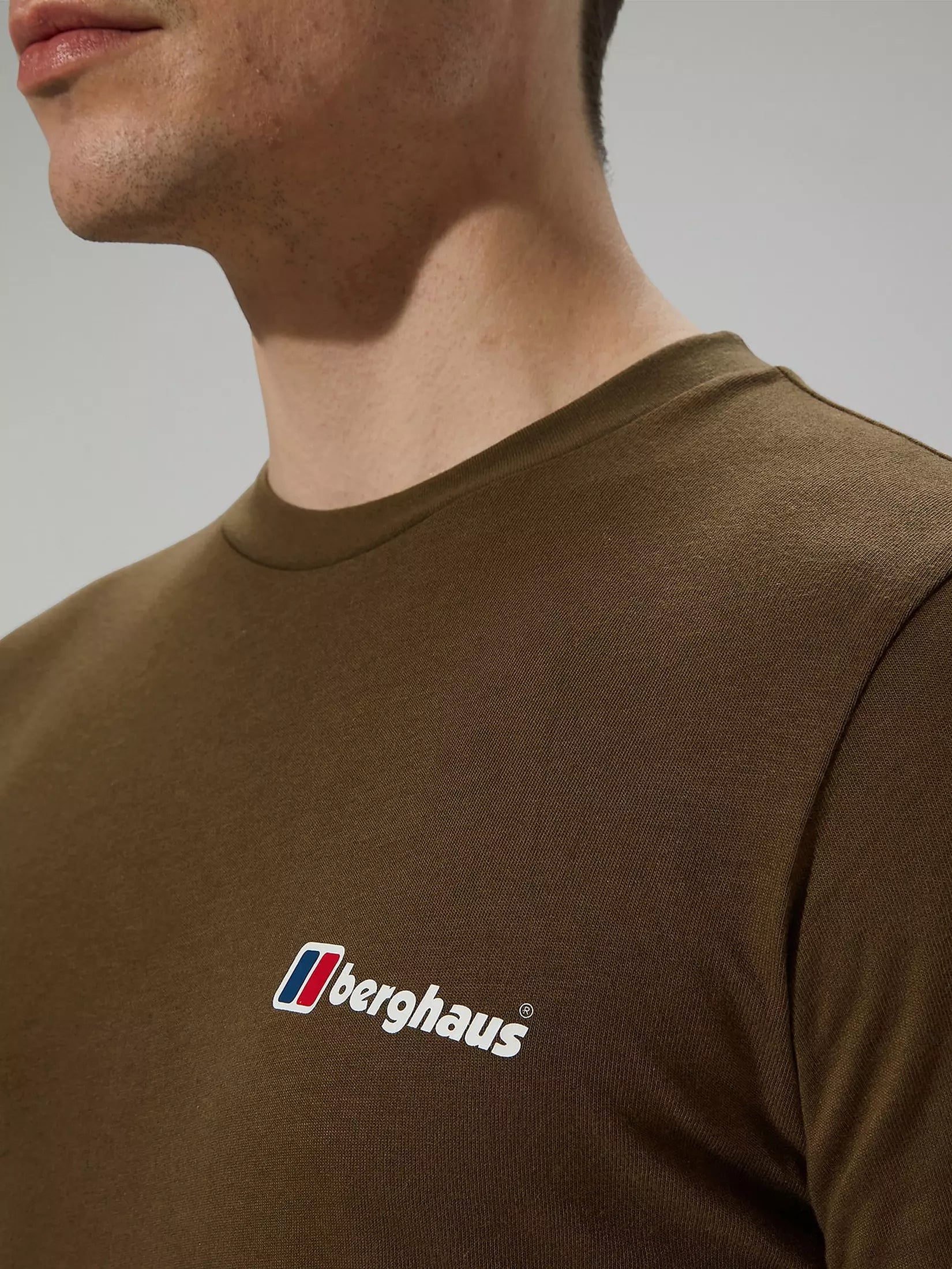 Berghaus Organic Front & Back Logo T-shirt Light Brown