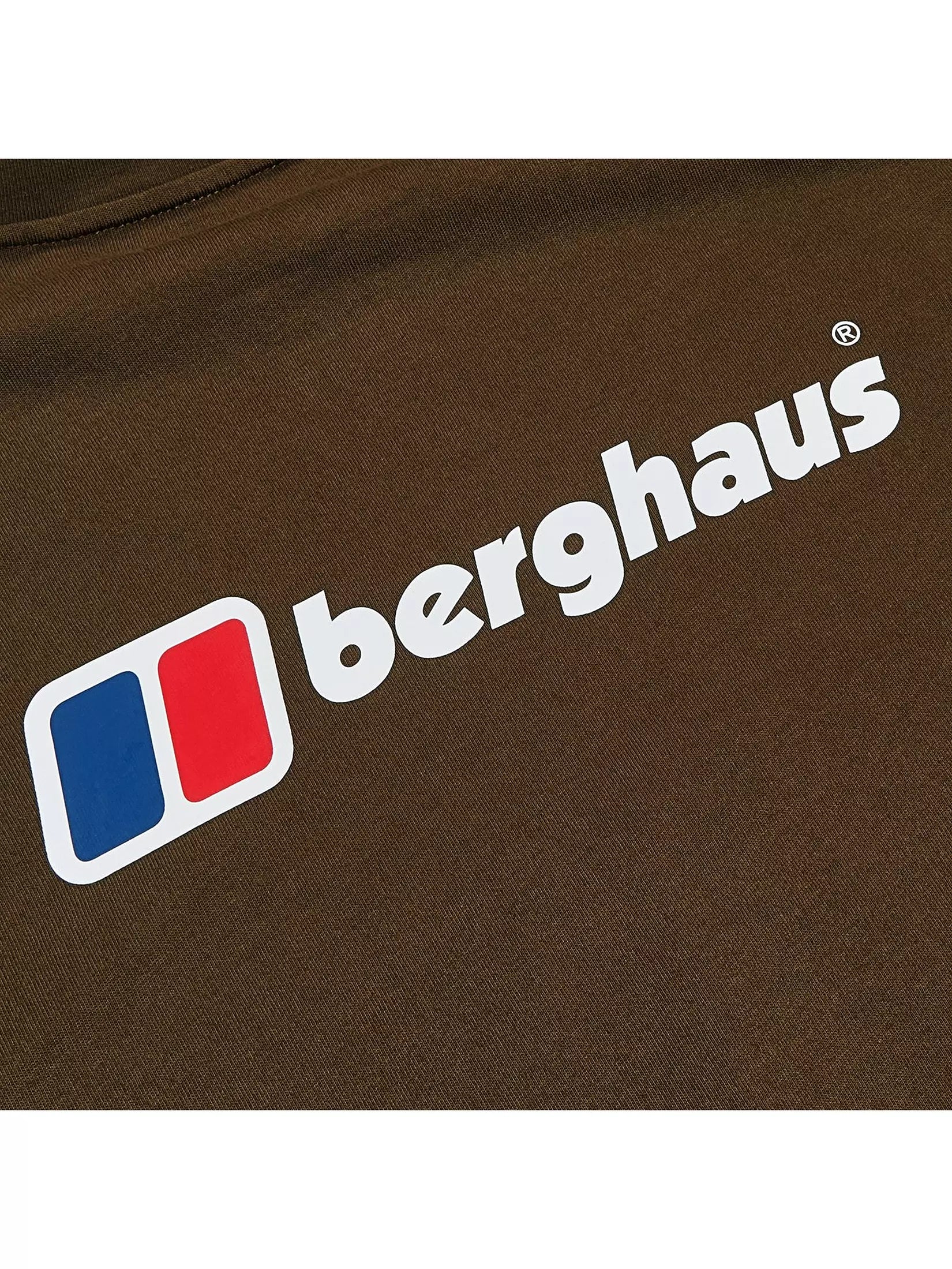 Berghaus Organic Front & Back Logo T-shirt Light Brown